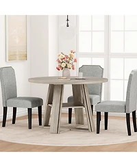 gaomon 43.3 Inch Extendable Kitchen Dining Table for 4-8 with Storage Shelf for Kitchen, Apartment