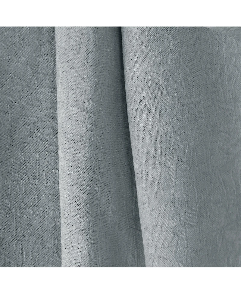 Superior Senna Textured Washable Room Darkening Blackout Curtains, Set of 2 Panels