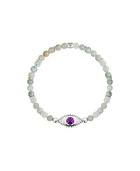 Karma and Luck Prosperity Magnet - Jade Amethyst Evil Eye Charm Bracelet