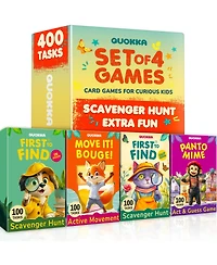 Quokka Active Movement Game for Kids Ages 4-8 – 100 Exercise Cards
