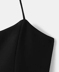Mango Women's Fitted Halter-Neck Dress