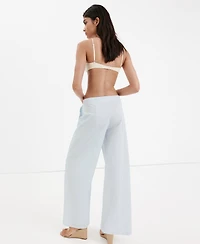 Mango Women's Straight Leg Scarf Pants