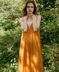 Mango Women's Flowy Chiffon Dress