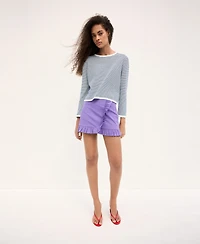 Mango Women's Knit Striped Sweater