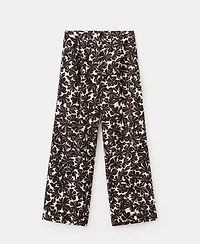 Mango Women's Floral Print Straight Pants