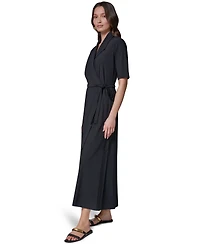 Donna Karan Weekend Women's Elbow-Sleeve Collared Polo Dress