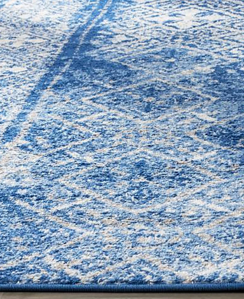 Safavieh Adirondack 111 Silver and Blue 9' x 12' Area Rug