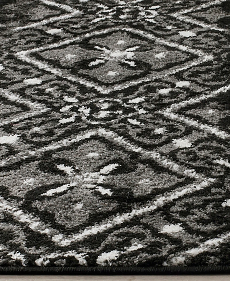 Safavieh Adirondack 111 Black and Silver 8' x 10' Area Rug