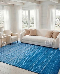 Safavieh Adirondack 113 Light Blue and Dark Blue 8' x 10' Area Rug