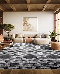 Safavieh Adirondack 118 Charcoal and Ivory 8' x 10' Area Rug