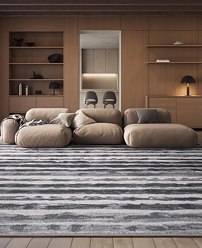 Safavieh Adirondack 126 Ivory and Charcoal 8' x 10' Area Rug