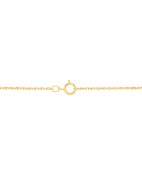 Macy's Lab-Grown Ruby (2 ct. t.w.) & Lab-Grown White Sapphire (1/3 ct. t.w.) Pendant Necklace in 14k Yellow Gold-Plated Sterling Silver