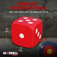 Morrell Targets High Roller Foam 6 Sided 21 Combo Archery Target, 13x13x13"