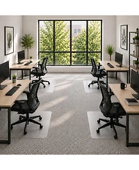 Workonit 36" x 48" Office Chair Mat for Low Pile Carpet ( Pack
