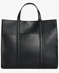 Style & Co Braided Trim Boxy Tote Bag, Macy's Exclusive
