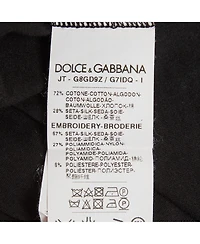 Pre-Owned Dolce & Gabbana Men's Jersey Patchwork T-Shirt