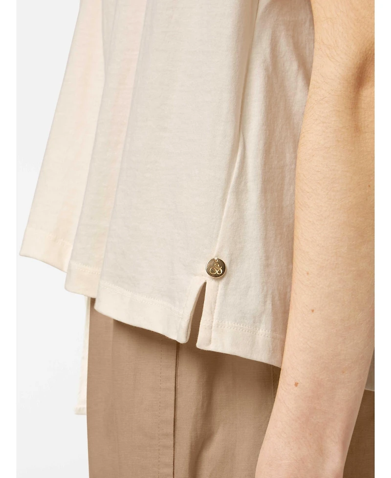 Scotch & Soda Women's Drapey V-Neck T-Shirt