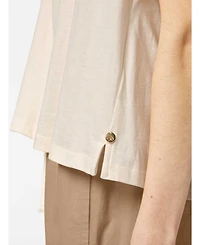 Scotch & Soda Women's Drapey V-Neck T-Shirt