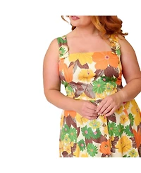 Unique Vintage Plus Picnic Perfect Midi Dress