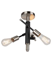 Artcraft Lighting Truro 9" Metal 3-Light Semi-Flush Mount