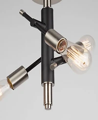 Artcraft Lighting Truro 9" Metal 3-Light Semi-Flush Mount
