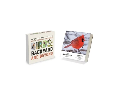 Tf Publishing Paper Goods 2027 Birds Backyard and Beyond Daily Desktop Calendar