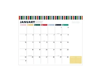 Tf Publishing Paper Goods 2027 Long Weekend Medium Desk Pad Monthly Blotter Calendar