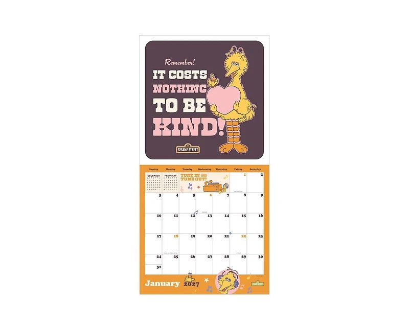 Tf Publishing Paper Goods 2027 Sesame Street Wall
