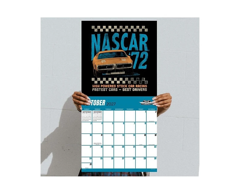 Tf Publishing Paper Goods 2027 Nascar Wall Calendar