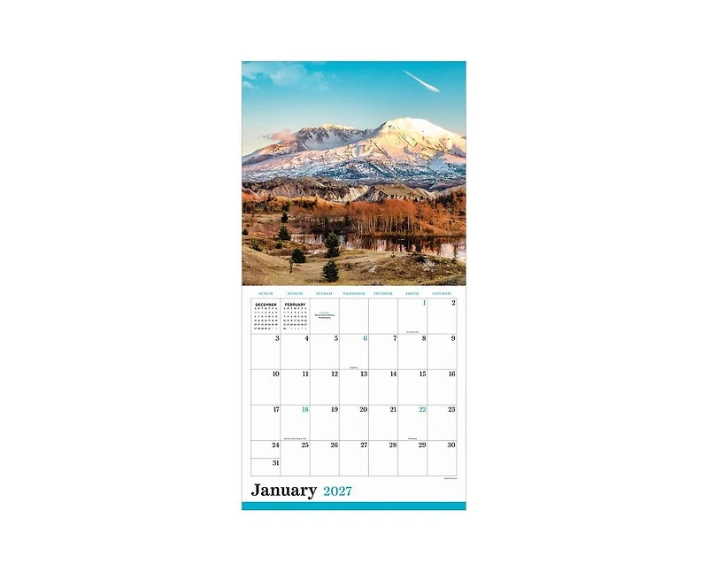 Tf Publishing Paper Goods 2027 Pacific Northwest Wall Calendar