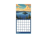 Tf Publishing Paper Goods 2027 National Parks-Art Mini Calendar