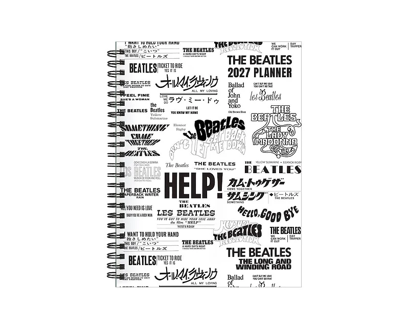 Tf Publishing Paper Goods 2027 Beatles Medium Weekly Monthly Planner