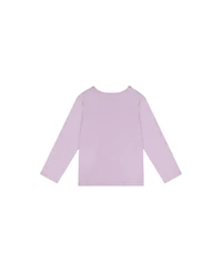 Deux par Little and Big Girl (6-12) Long Sleeve Cotton T-Shirt Lavender