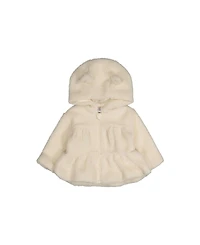 Deux par Baby Girl (3M–24M) Hooded Zip Sherpa Jacket