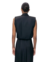 Nocturne Women's Embellished Belt-Detail Maxi Dress