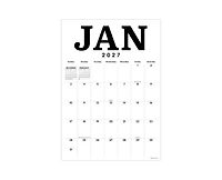 Tf Publishing Paper Goods 2027 Medium Art Poster Wall Calendar