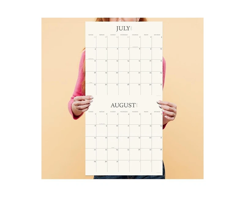Tf Publishing Paper Goods 2027 2 Year Grid Wall Calendar