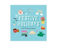 Tf Publishing Paper Goods 2027 Festive Holiday Themes Wall Calendar