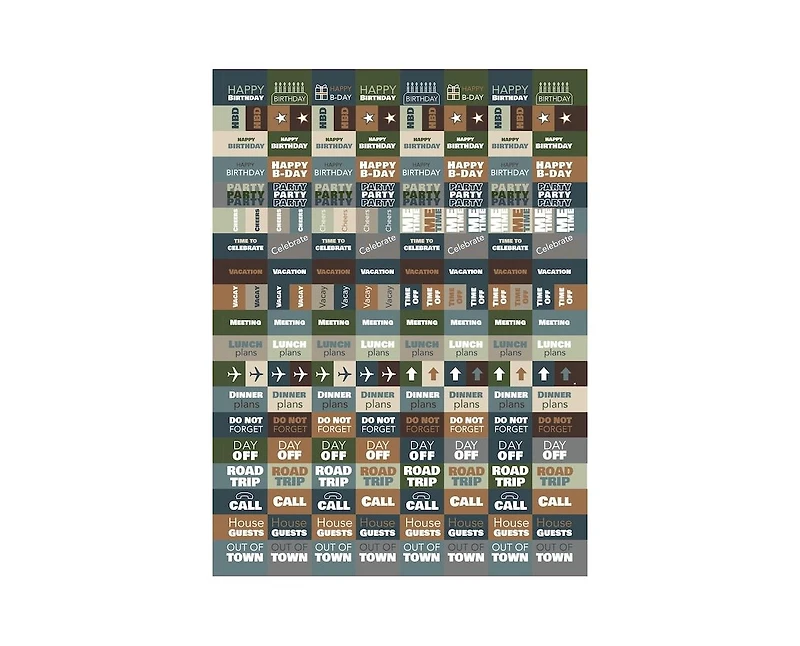 Tf Publishing Paper Goods 2027 Foggy Forest Large Weekly Monthly Planner