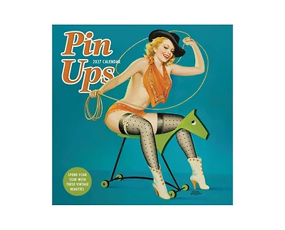 Tf Publishing Paper Goods 2027 PinUps Wall Calendar