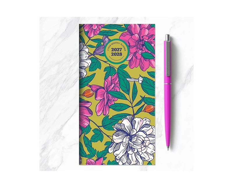 Tf Publishing Paper Goods 2027-2028 Maximal Mirage Small Monthly Pocket Planner
