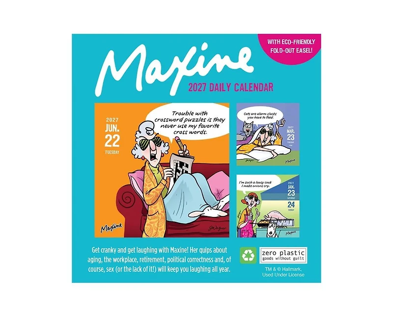 Tf Publishing Paper Goods 2027 Maxine Daily Desktop Calendar