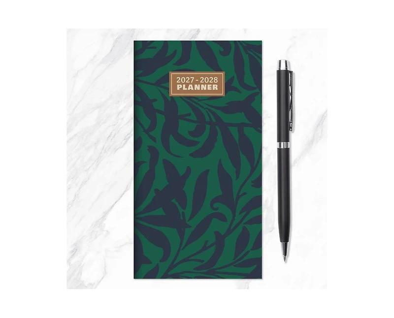 Tf Publishing Paper Goods 2027-2028 Long Weekend Small Monthly Pocket Planner