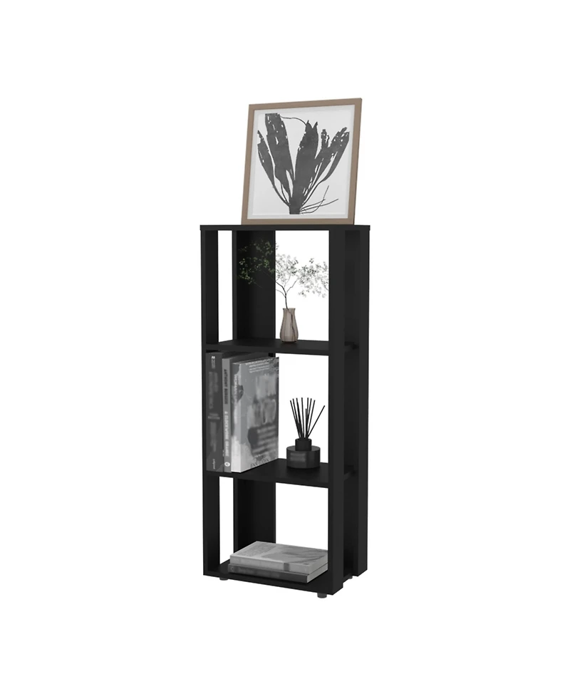 Flynama Melamine 3-Tier Minimalist Open Storage Bookcase