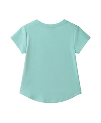 Andy & Evan Toddler Girls 2T- 6X Sparkle Bloom Emroidered Tee