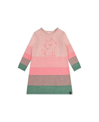 Deux par Baby Girl (12M–24M) Knitted Stripe Dress