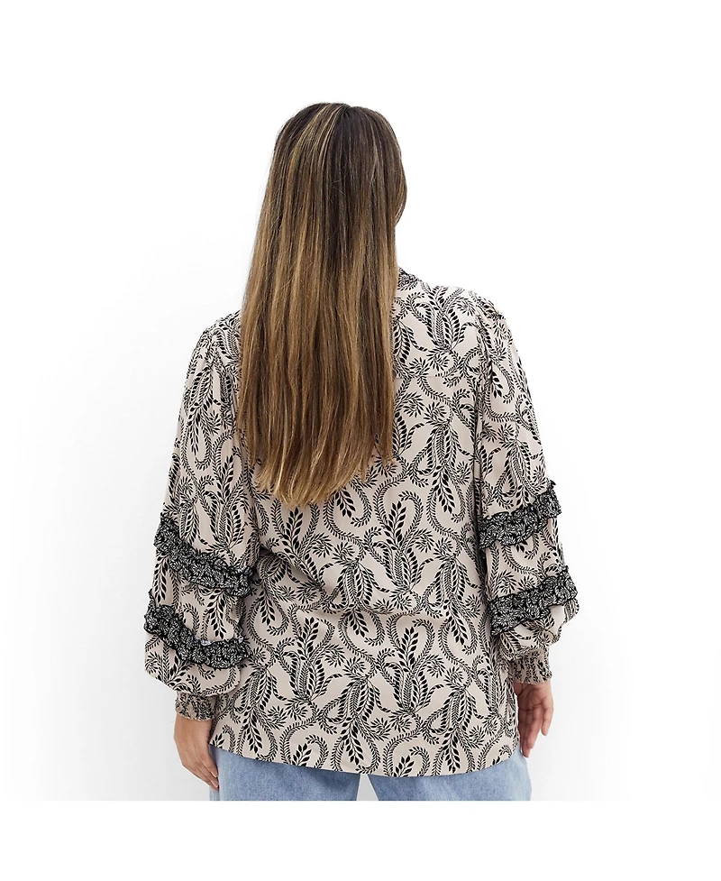 City Chic Women's Plus Dreamweaver Shirt