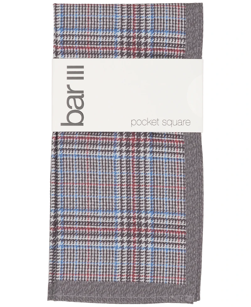Bar Iii Men's Crosby Plaid Pocket Square, Macy's Exclusive