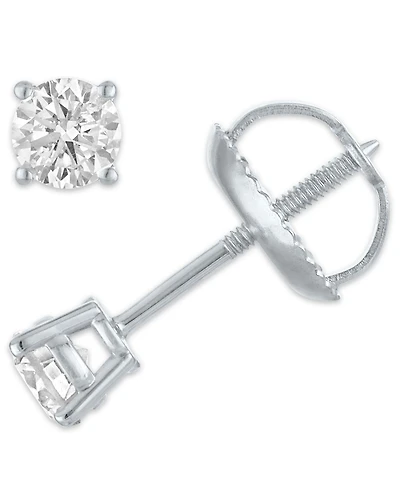 Diamond Stud Earrings (1/4 ct. t.w.) 14k White Gold