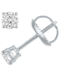 Diamond Stud Earrings (1/4 ct. t.w.) 14k White Gold